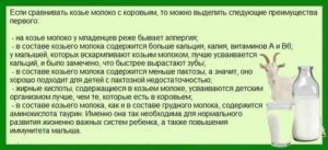 Как развести козье молоко для грудничков с какого возраста можно