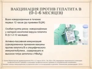 Что нельзя делать после прививки от гепатита новорожденному