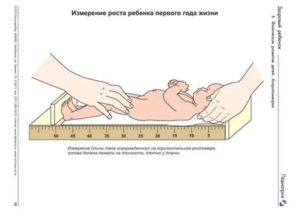 Как измерить рост новорожденному ребенку в домашних условиях