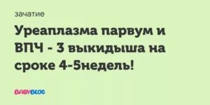 Может уреаплазма парвум быть причиной выкидыша