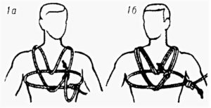 Как сделать грудную обвязку из веревки