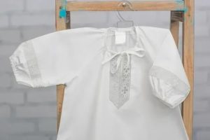 Как сшить рубашку для новорожденного для крещения
