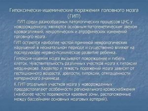 Что такое гипоксические изменения головного мозга у новорожденного