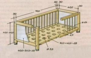 Как сделать приставную кроватку для новорожденного своими руками