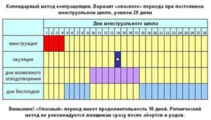 Какой самый опасный период для зачатия