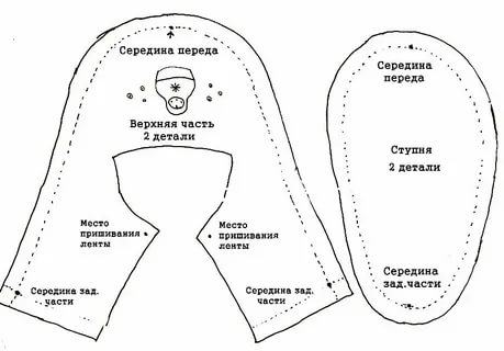 Как сшить обувь для новорожденных своими руками