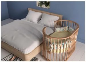 Как сделать приставную кроватку для новорожденного своими руками