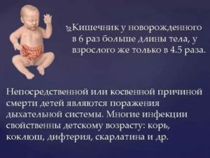 Сколько метров кишечник у новорожденного ребенка